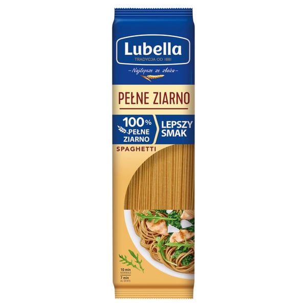 Lubella täysjyväspagettipasta 400 g