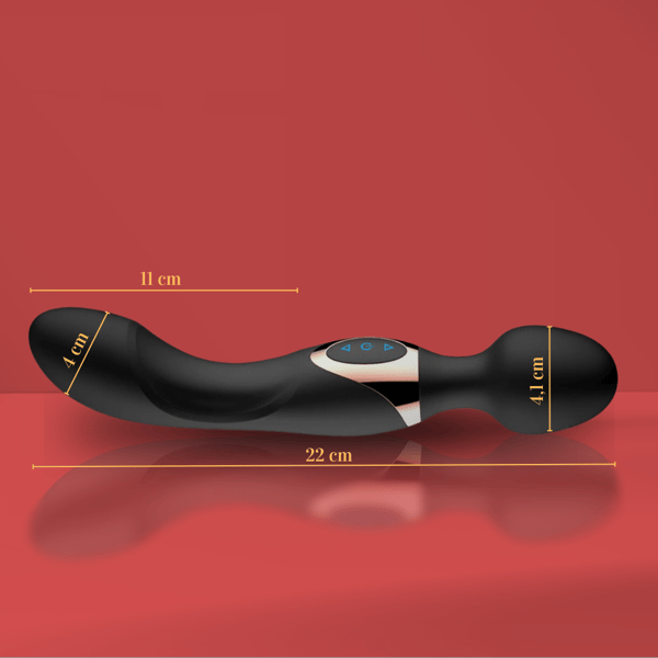 Dildo vibraattori hierontavarsi kaksipuolinen 20 tilaa anaali elegantti vahva
