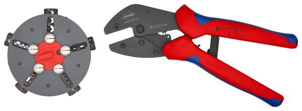 Krympetang med magasin og 5 bakker til multikrympning - KN 97 33 02