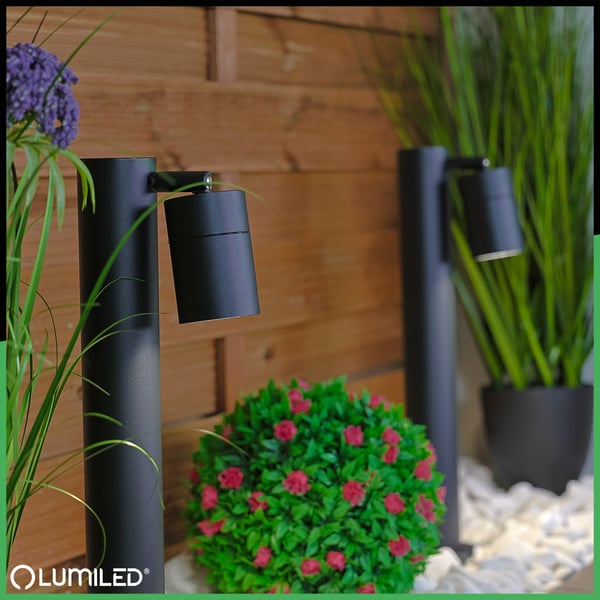 Havelampe Stolpe Reflektor Udendørs Stående 45 cm GU10 ASTI LUMILED