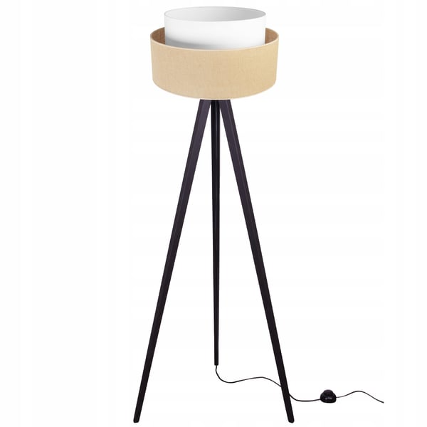 GULVLAMPE MED TRÆSKÆRM MED STATIV 45 CM CAKE
