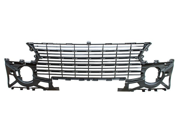 Peugeot 307 II 05-07 kølergrill i forkofanger MED HULLER TIL STRIBER