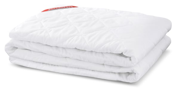 Quiltet madrascovers med tråde 200x220cm hvid