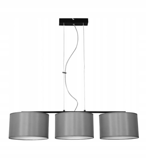 Moderne hængelampe, stofskærm, 3x60W LED