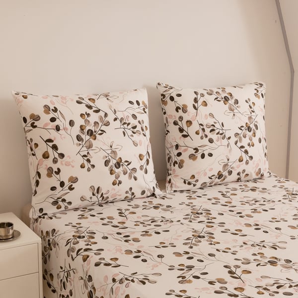 Bomuldssengetøj 160x200 blomster