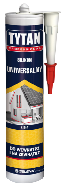 UNIVERSAL SILIKONE TITAN 280ML SORT - SIL U TI CZ