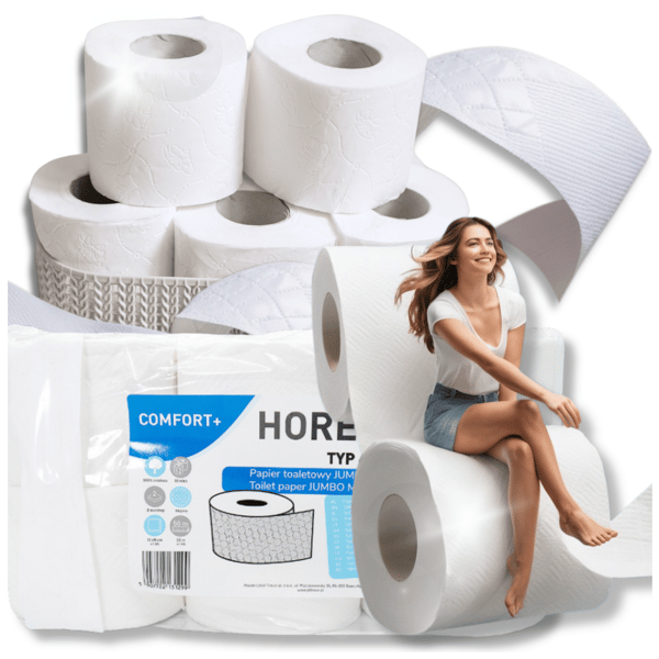 WC-paperia 2w selluloosaa, 50 metriä à 12 kpl.