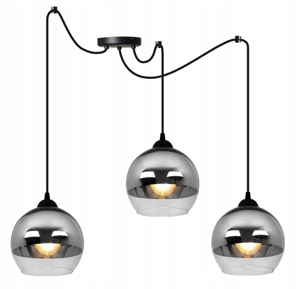 ELEGANT FORKROMET LED-SPIDERHÆNGELAMPE