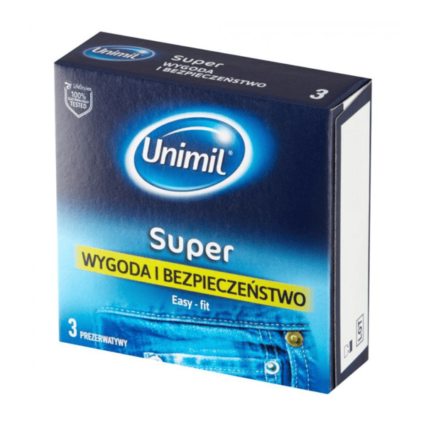 Unimil Super Latex Kondomer 3 st