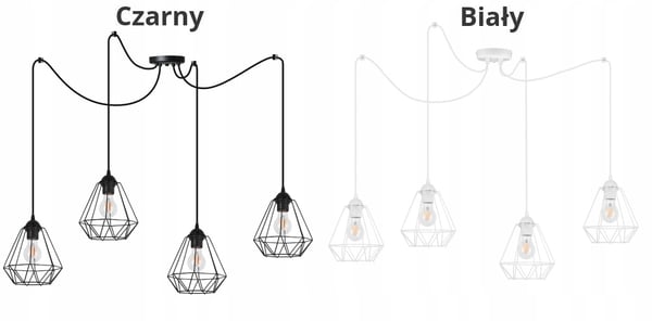 RIPUSTETTAVA KATTOVALAISIMEN SPIDER loft E27 LED