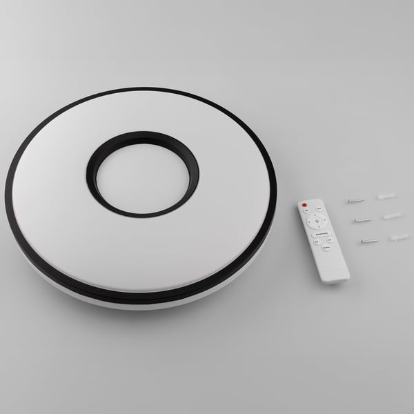 LED-kattovalaisin pinta-asennettava VERUS 48W CCT valkoinen pyöreä 40cm + LUMILED-kaukosäädin