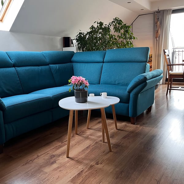 To hvide sofaborde til stuen begryf 55x53x42 39x39x40