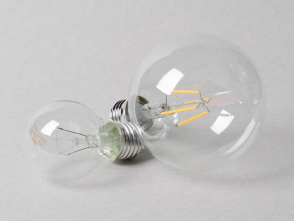 Dekorativ LED-pære E27 4000K glødetråd 4W G80