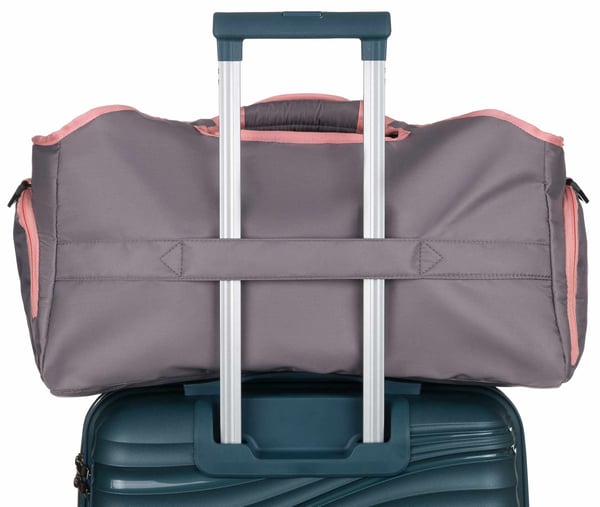 PTN 24480-6613 Grå-rosa resväska