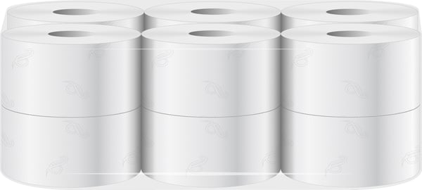 PAPERI/PYYHE 100 % SELLULOOSAA, 80 M / 9 CM, 12 KPL:N PAKKAUS - BHP HIC 5131