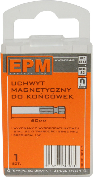 MAGNETISK BITHOLDER 1/4 - E-400-0380