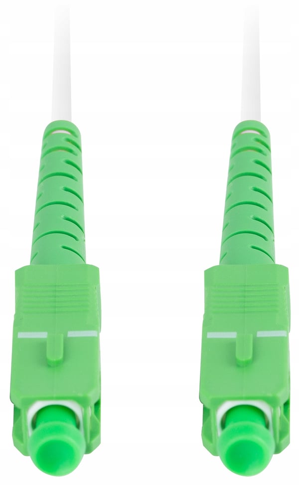 Lanberg SM SC/APC-SC/APC simplex fiberoptisk patchkabel 3,0 mm lszh G657A2 10m hvid