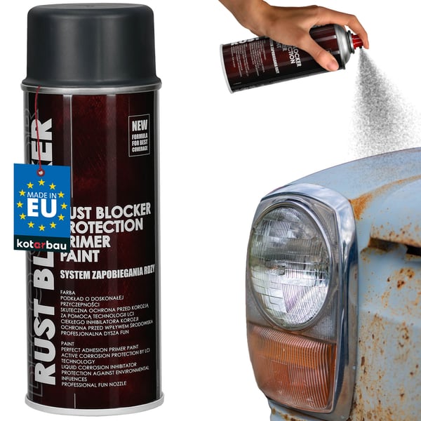 Spraymaling til metal antracit RAL7016 rustbeskyttelsesmaling 400 ml