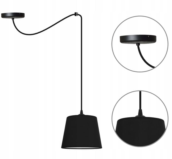 HÄNGANDE taklampa ljuskrona SPIDER loft E27 LED