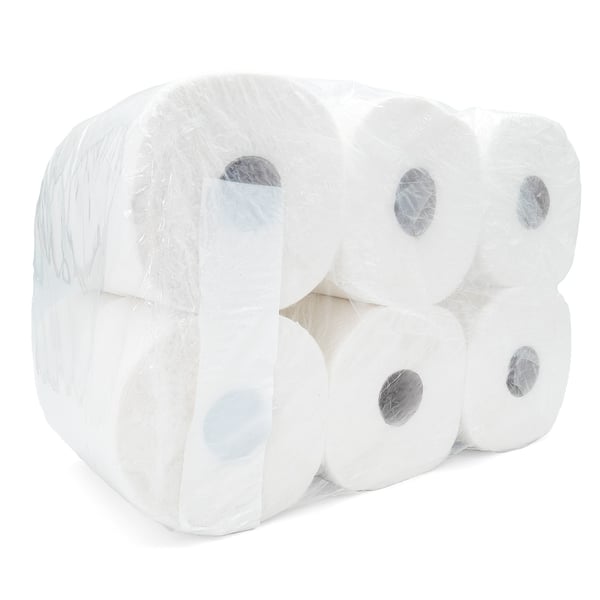 WC-paperia 2w selluloosaa, 50 metriä à 12 kpl.