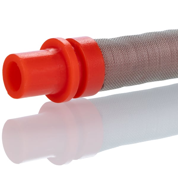 Rødt fingerfilter 200 mesh til en maleenhed