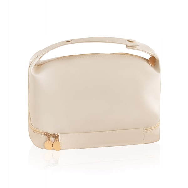 BKP-09 beige necessär med handtag mild