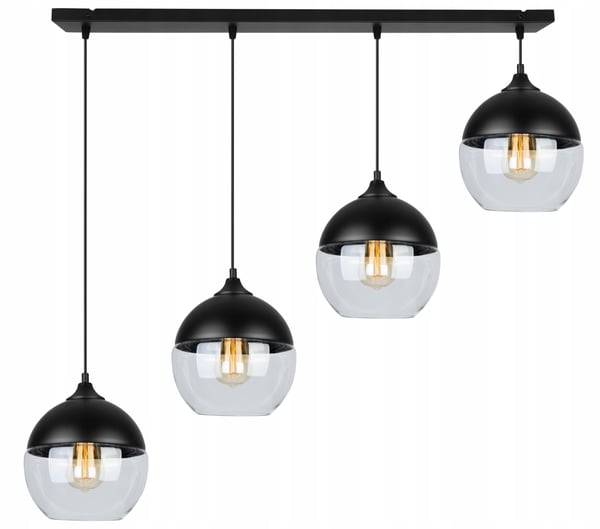 HÆNGENDE LOFTSLAMPE, GLASPLAFON, LED-LAMPE