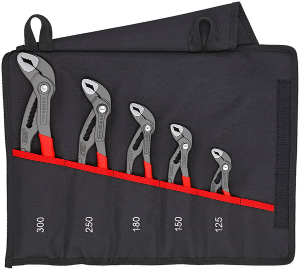 RØRTANGSÆT I KASSE MED 5 DELER 125, 150, 180, 250, 300 MM - KN 00 19 55S