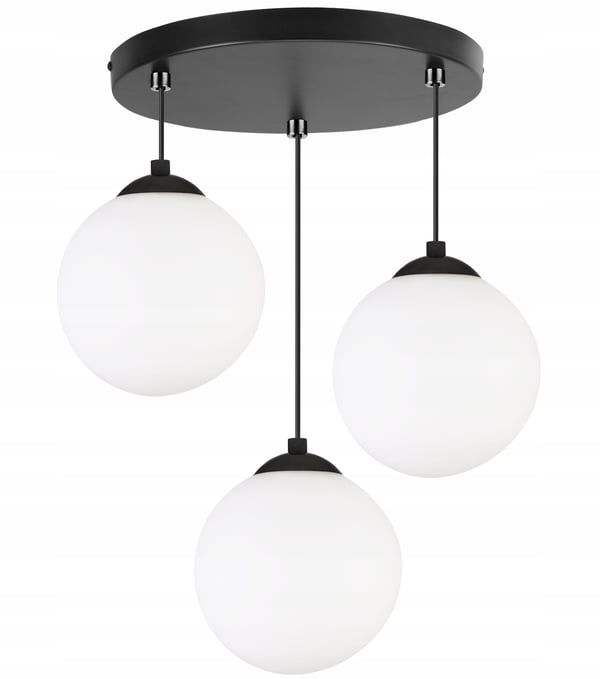 Hængende loftlampe, plafon, kugle, gylden krom, LED