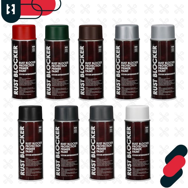 Rostbeskyttende spraymaling til metalstakit og portaler hvid RAL 9010 400 ml