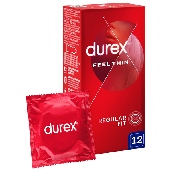 Durex Feel Thin Classic 12 st. kondomer