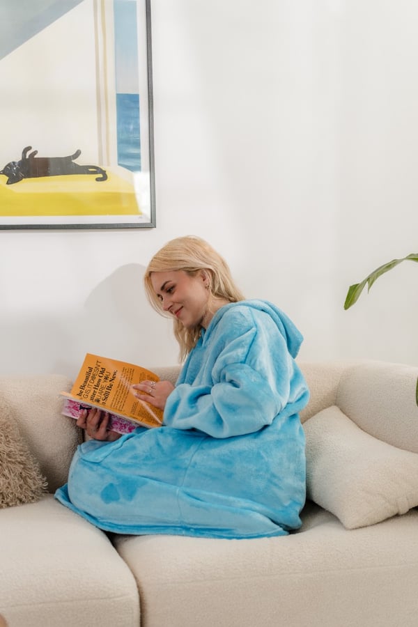 Tæppe sweatshirt tv lang dame herre tæppe sweatshirt sengetæppe gave til en pige