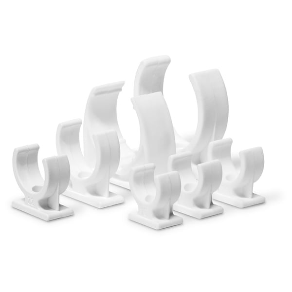 ÅBEN HOLDER TIL ELEKTRISKE INSTALLATIONSRØR 28MM 10 STK - VT-211-2810