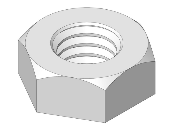 Mutteri 3/8 16 hex R443110