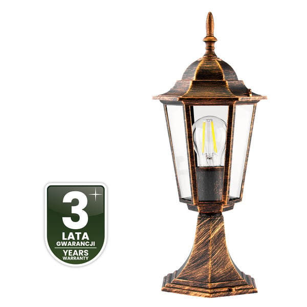 Ulkopihavalaisin E27 PYLVÄS LYHTY 39cm Patina BELLIS LUMILED