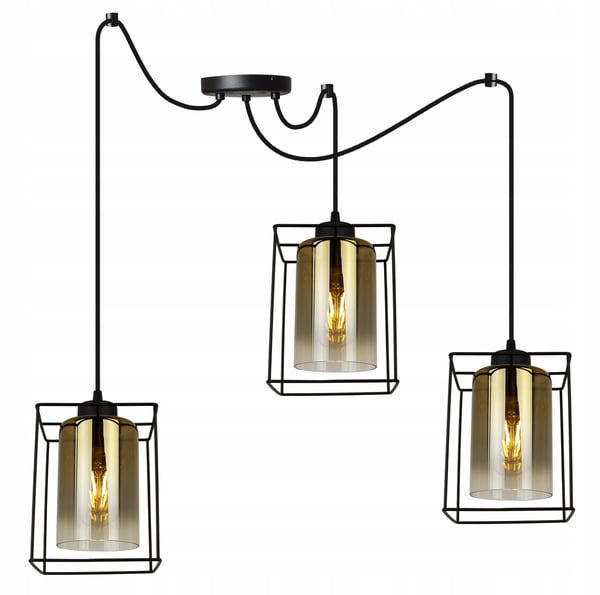 MODERN ELEGANT GLAS HÄNGLAMPA