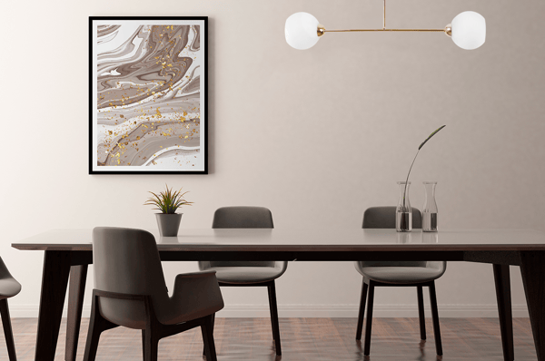 ASTURIA GULD LOFTLAMPE 2 FLADE HVIDE LAMPESKÆRME E27