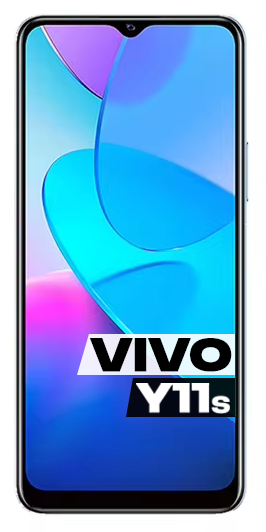 VIVO Y11s V2028 original LCD-skärm med pekskärm och digitaliserare inkl ram