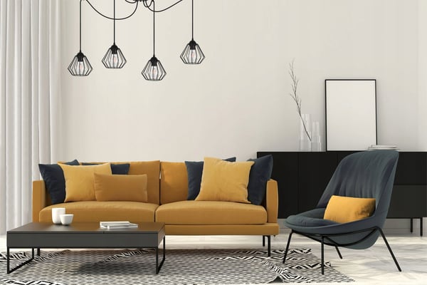 HÄNGANDE taklampa ljuskrona SPIDER loft E27 LED