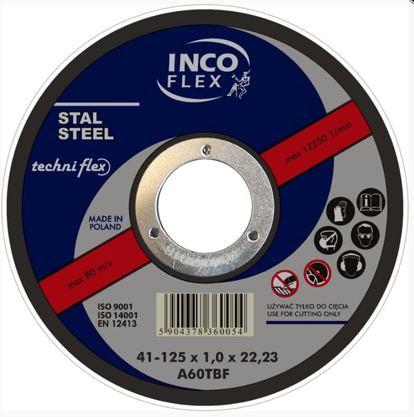 FLAD SKIVE T1A 125*2,5*22 - T1A 125 2,5