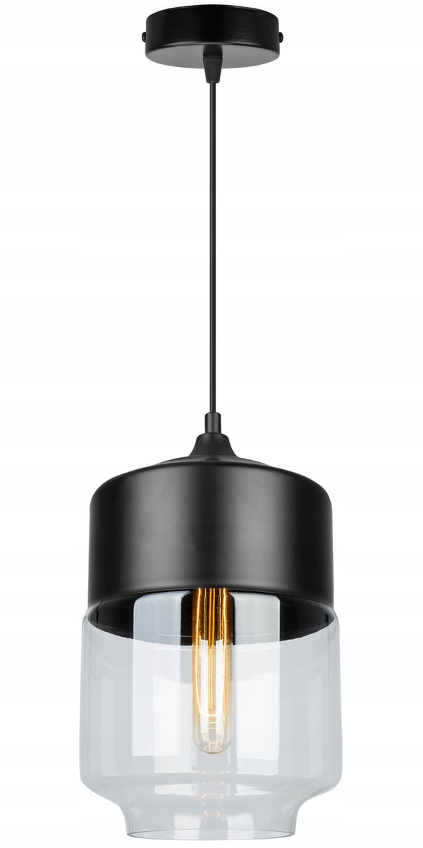 HÆNGENDE LOFTSLAMPE, GLASPLAFON, LED-LAMPE