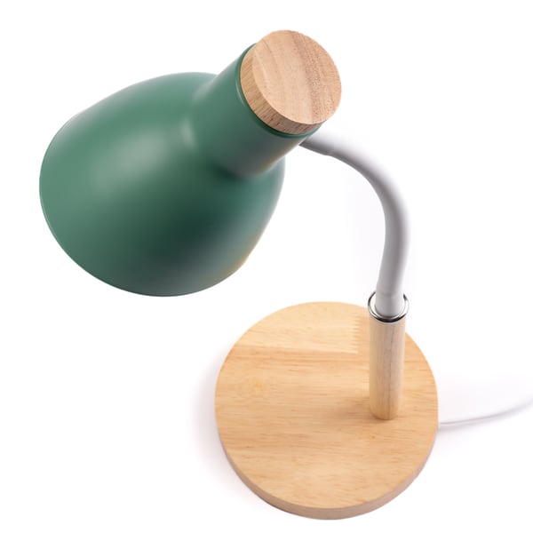 Pöytälamppu koulun piirustustyöhön vihreä E27 NIKO Lumiled