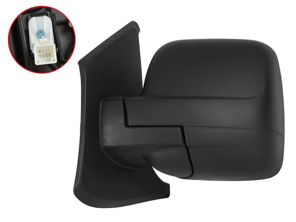 Renault Trafic III 2014- ELEKTRISK UPPVÄRMD ytterbackspegel svart vänster