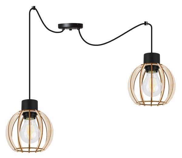 MODERNI PUINEN LED-KATTOVALAISIN