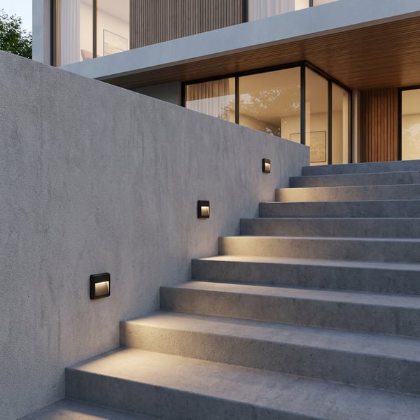 Utomhuslampa trappvägg scenovljus CCT 3000-6500K LED 4W IP65 VIREO LUMILED