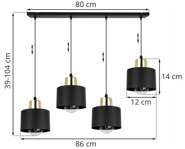 MODERNI KATTOVALAISIN MUSTA LED-VALAISIN