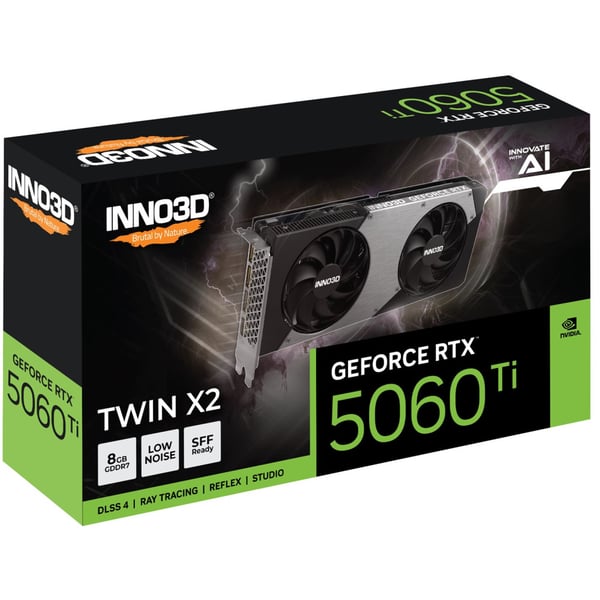 Näytönohjain INNO3 RTX 5060 Ti Twin X2 8GB