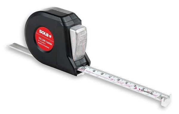 STÅLVALSNINGSMÅL TALMETER 16MM 3M - SOL 51011601 STÅLVALSNINGSMÅL TALMETER 16MM 3M - SOL 51011601