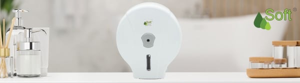 Jumbo wc-paperiannostelija 19 cm eco Soft