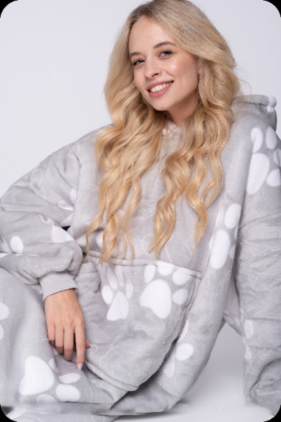 Paws filttröja 2i1 storlek XXL varm tjock